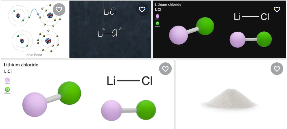 lithium chloride bonding